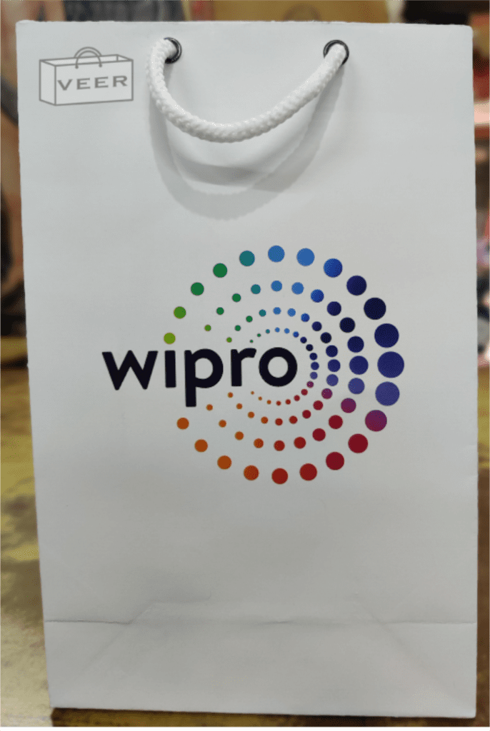 WIPRO multicolor offset printed PAPER BAG