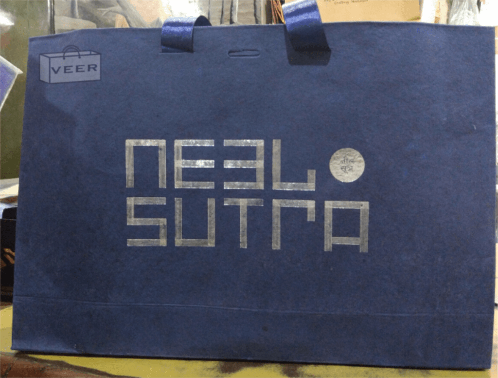 NEAL SUTRA HAND MADE PAPER BAG