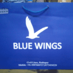 Blue Wings Laminated paper bag