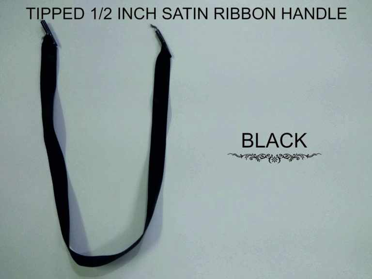 BLACK RIBBON HALF INCH