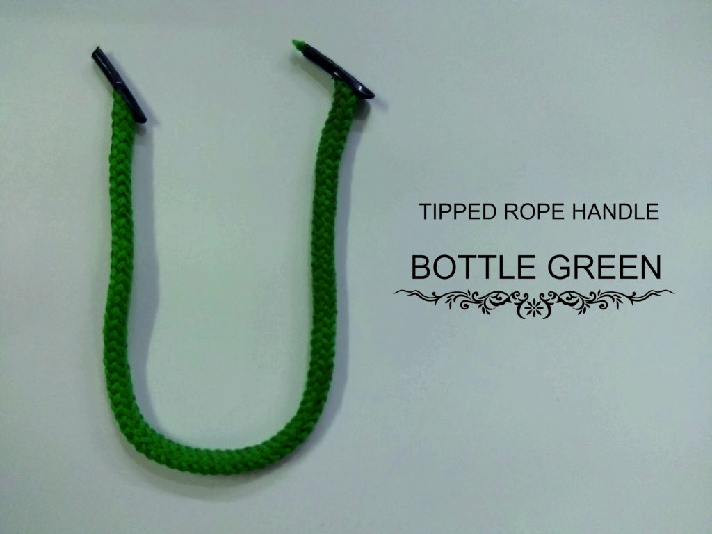 rope for paper bag bottle green