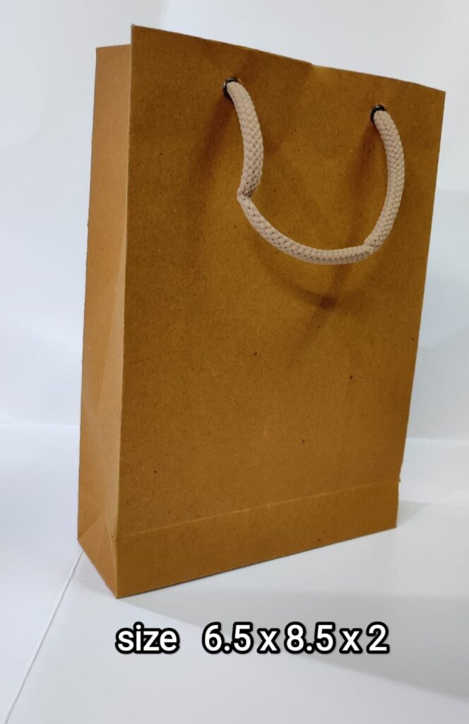 kraft paper bag 6.5x8.5x2