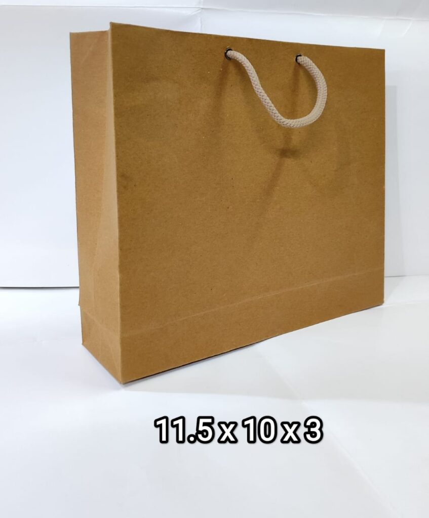 brown paper bag 11.5x10x3