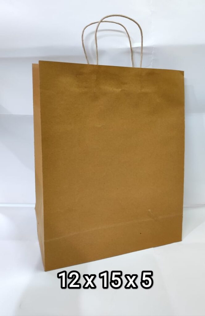 brown paper bag 12x15x5