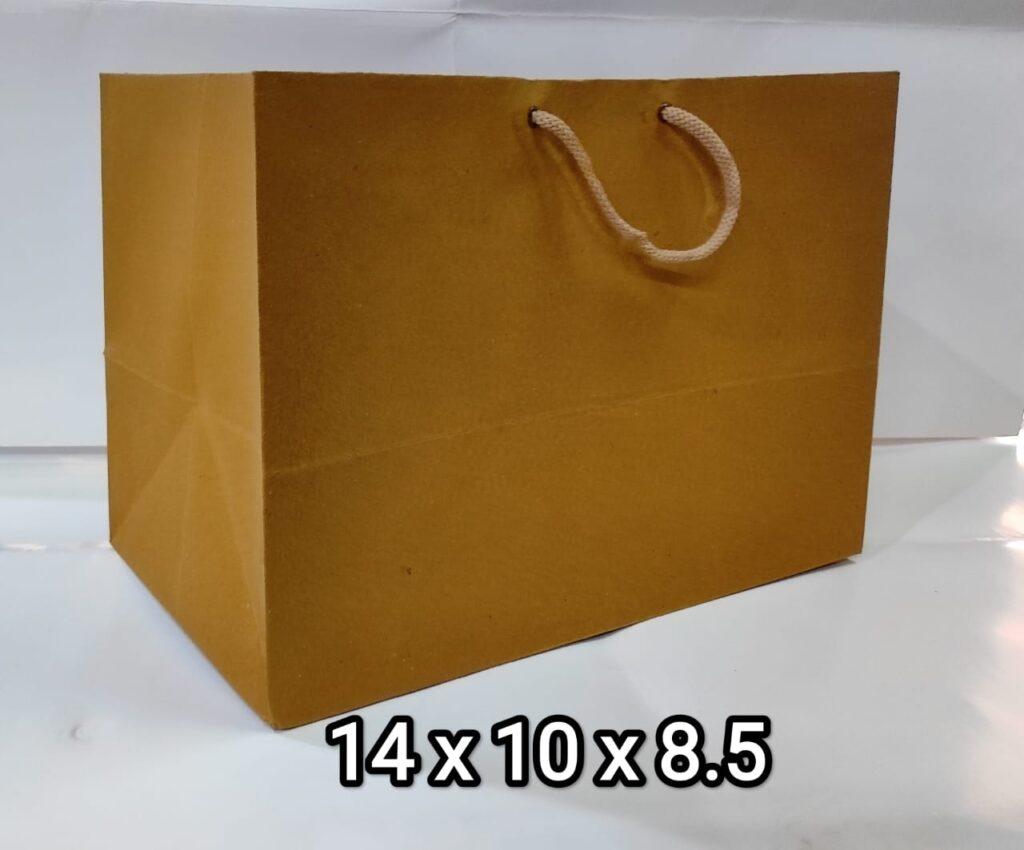 kraft paper bag 14x10x8.5