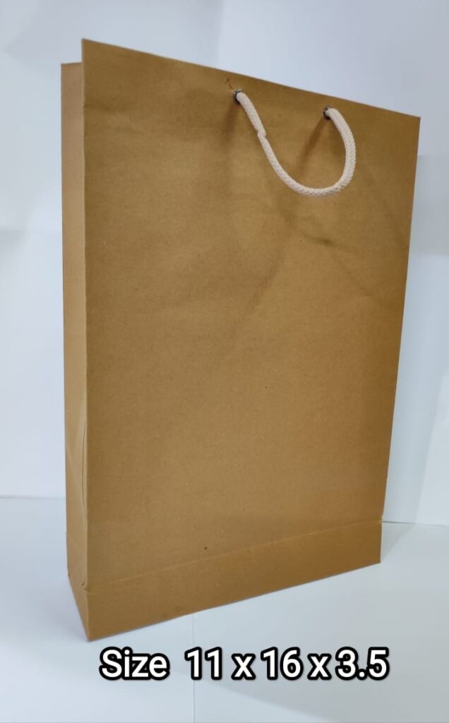 kraft paper bag 11x16x3.5