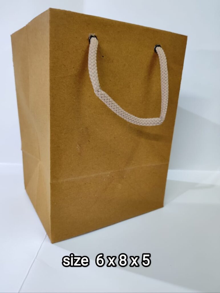 KRAFT PAPER BAG 6x9x5