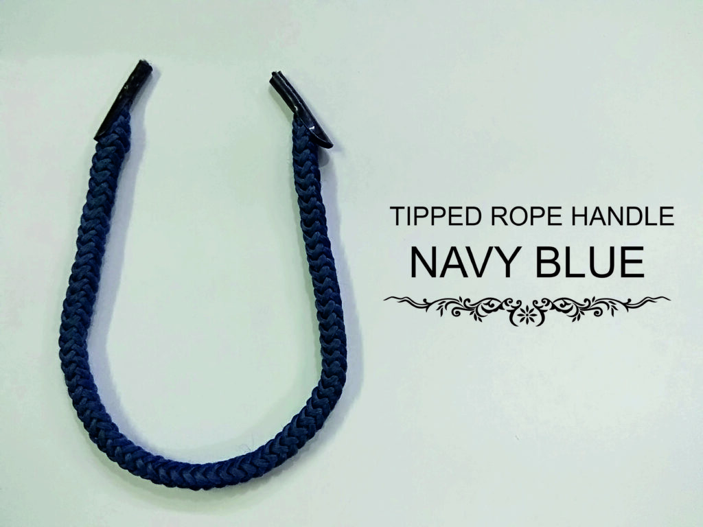 rope handle for carry bag navy blue