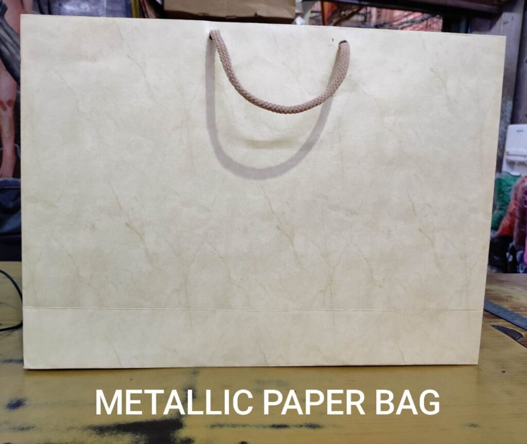 BISCUT METALLIC PAPER BAG