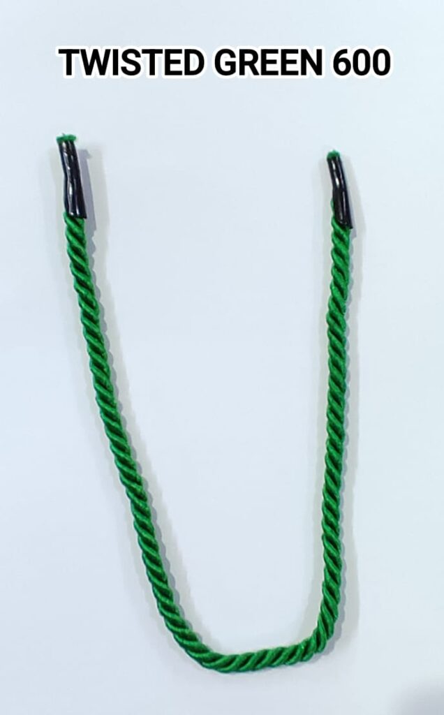 green twisted rope