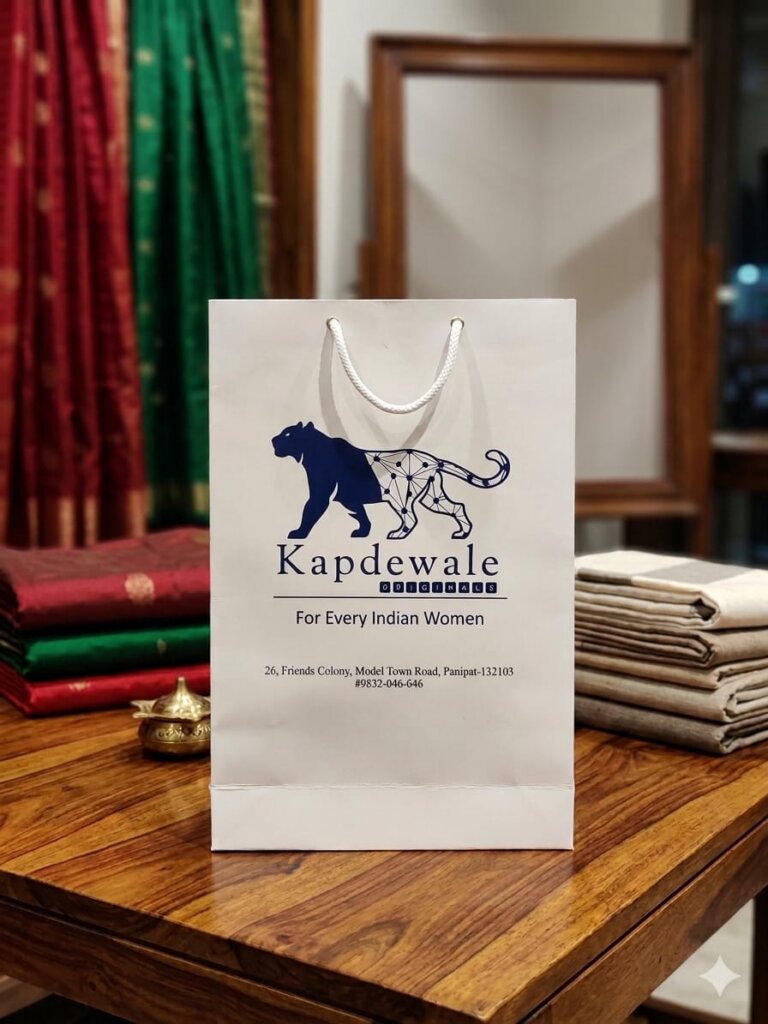 KAPDEWAL WHITE PAPER BAG