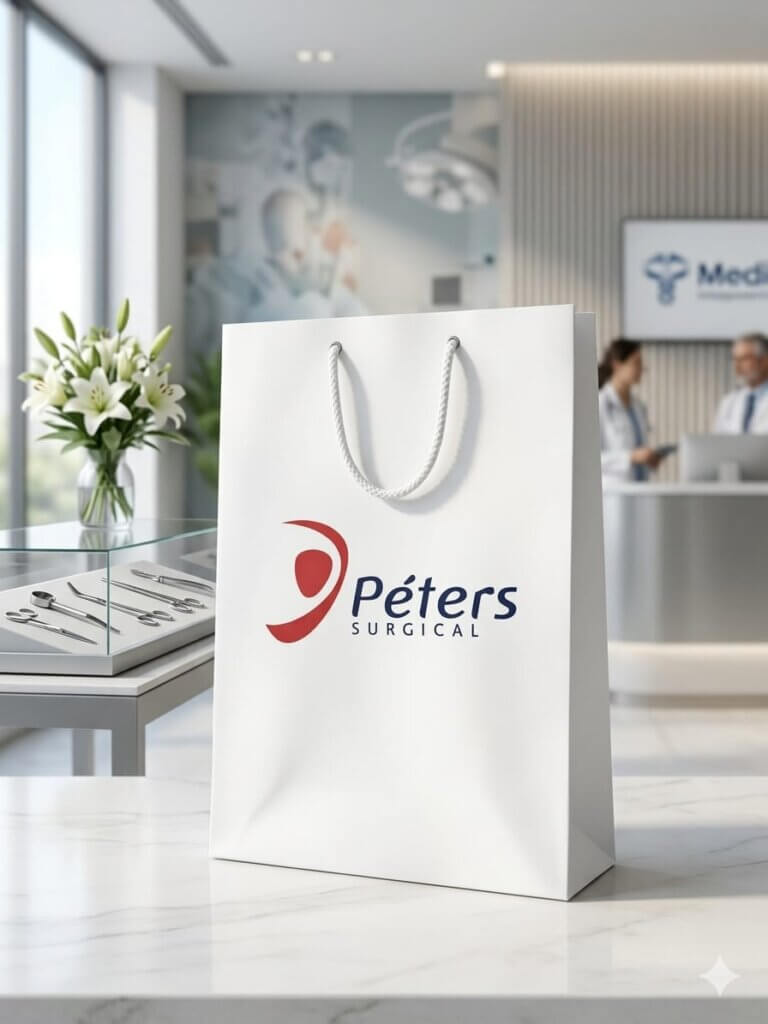 PETERS WHITE PAPER BAG